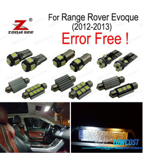 KIT 20 AMPOULES LED INTÉRIEUR POUR RANGE ROVER EVOQUE 2012-2013