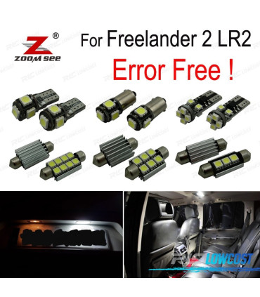 KIT 17 AMPOULES LED INTÉRIEUR POUR LAND ROVER FREELANDER 2 LR2 2006-2013