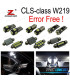 KIT 23 AMPOULES LED INTÉRIEUR POUR MERCEDES CLS W219 CLS500 CLS550 CLS55 AMG CLS63 AMG 06-10