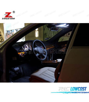 KIT 19 AMPOULES LED INTÉRIEUR POUR MERCEDES CLASSE E W210 BREAK E420 E320 1995-2001