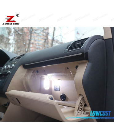 KIT 21 AMPOULES LED INTÉRIEUR POUR VOLKSWAGEN VW SHARAN 7N 2011-2018