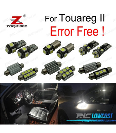KIT 23 AMPOULES LED INTÉRIEUR TOUAREG II 7p 7P5 7P6 10-