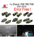 KIT 24 AMPOULES LED INTÉRIEUR POUR VOLKSWAGEN VW SHARAN 7M8 7M9 7M6 2010-2001