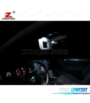 KIT 14 AMPOULES LED INTÉRIEUR POUR VOLKSWAGEN VW GTI GOLF6 GOLF MK6 MK 6 VI MKVI 2010-2014