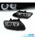 PHARES BMW E92 E93 XÉNON AFS ANGEL EYES LED DLR FOND NOIR