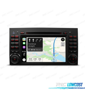 AUTORADIO ANDROID 9 TYPE OEM GPS 7" POUR MERCEDES USB GPS MULTITOUCH HD