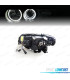 PHARES LED ANGEL EYES BMW X5 E53 00-03 FOND NOIR