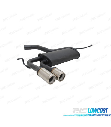POT D'ÉCHAPPEMENT AUDI A3 8PA SEAT LEON 2x76MM