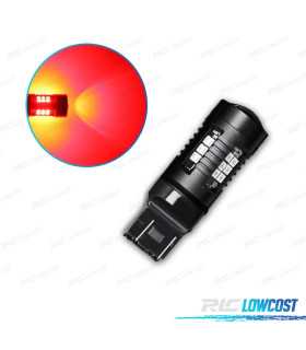 AMPOULE LED CANBUS T20 W21W ROUGE