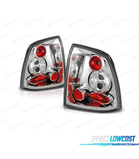 FEUX ARRIÈRE POUR OPEL ASTRA 97-04 3P 5P STYLE LEXUS FOND CHROMÉ