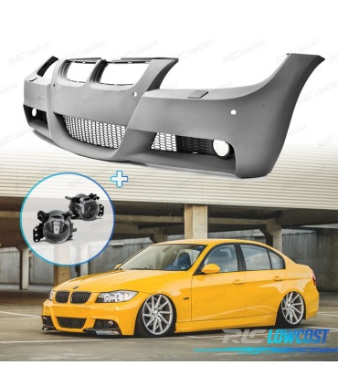 PARE CHOCS BMW E90 E91 05-08 LOOK M PDC + ANTIBROUILLARD