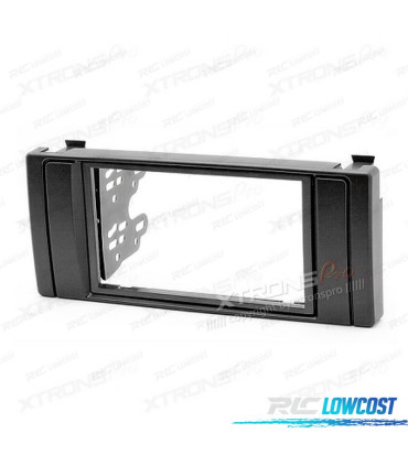 FACADE AUTORADIO 2-DIN NOIR BMW E39 X5 E53