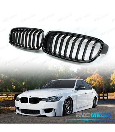 CALANDRES BMW F30 F31 LOOK M PERFORMANCE NOIR BRILLANT