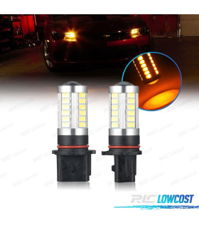 AMPOULES LED P13W PSX26W SP13W ORANGE CLIGNOTANT