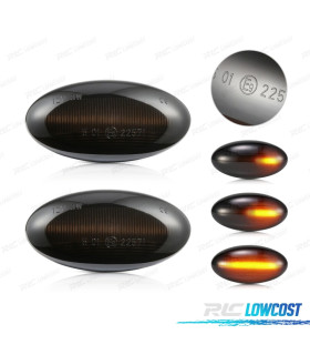 CLIGNOTANTS LATÉRAUX DYNAMIQUES PEUGEOT 307 206 407 107 607 1007 CITROEN C1 C2 C3 C5 C6 LED FUMÉ