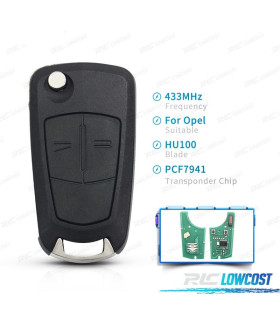 KIT CLÉS OPEL ASTRA H OPEL ZAFIRA B