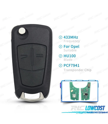 KIT CLÉS POUR OPEL ASTRA H OPEL ZAFIRA B