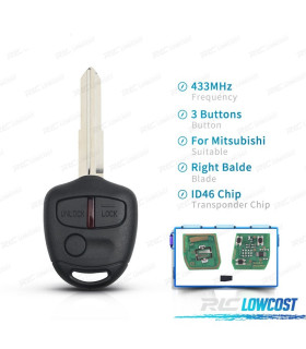 KIT CLÉS MITSUBISHI LANCER OUTLANDER SHOGUN PAJERO