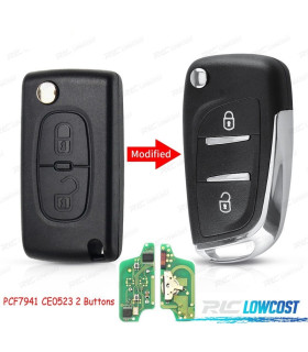 KIT CLÉS COMPLET POUR PEUGEOT 307 407 607