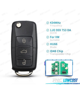 KIT CLÉS COMPLET VOLKSWAGEN VW SEAT DIVERS MODÈLES