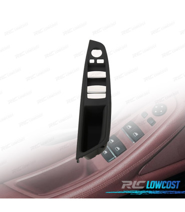 GARNITURE DE PANNEAU DE PORTE INTÉRIEUR POUR BMW SÉRIE 5 F10 F11 NOIR