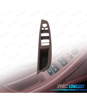 GARNITURE DE PANNEAU DE PORTE INTÉRIEUR POUR BMW SÉRIE 5 F10 F11 MARRON FUMÉ