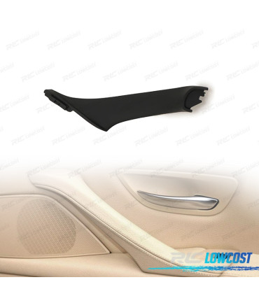 POIGNEE DE PANNEAU DE PORTE DROITE POUR BMW SÉRIE 5 F10 F11 F18 NOIR