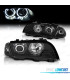 PHARES BMW E46 4P 98-01 ANGEL EYES CCFL NOIR H7 H7