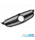 GRILLE MERCEDES W205 14-18 LOOK AMG C63 CAMÉRA NOIR BRILLANT