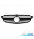 GRILLE MERCEDES W205 14-18 LOOK AMG C63 CAMÉRA NOIR BRILLANT