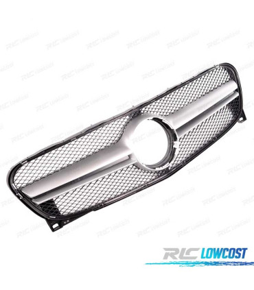 CALANDRE CLASSE GLA X156 14-16 LOOK AMG CHROMÉ NOIR