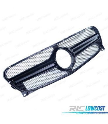 CALANDRE MERCEDES CLASSE GLA X156 14-16 LOOK AMG NOIR BRILLANT