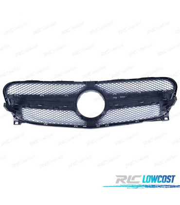 CALANDRE MERCEDES CLASSE GLA X156 14-16 LOOK AMG NOIR BRILLANT