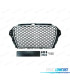 CALANDRE AUDI A3 8V 12-16 LOOK RS3 NOIR CHROMÉ