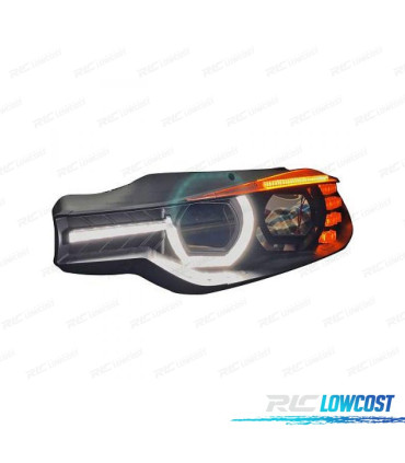 PHARES BMW F30 F31 11-15 BERLINE TOURING ANGEL EYES TUBE LIGHT