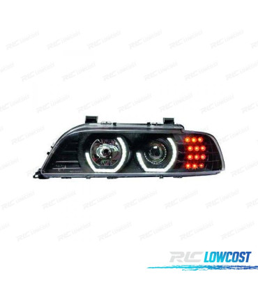 PHARES BMW E39 ANGEL EYES 3D CCFL + LED
