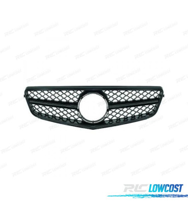 CALANDRE MERCEDES W204 11-14 NOIR BRILLANT LOOK AMG C63