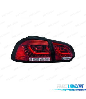 FEUX ARRIÈRE VOLKSWAGEN VW GOLF VI LIMOUSINE 08-12 LED ROUGE