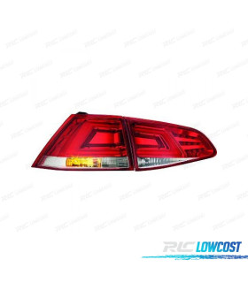 FEUX ARRIÈRE POUR VOLKSWAGEN VW GOLF VII LIMOUSINE 12-17 LED ROUGE
