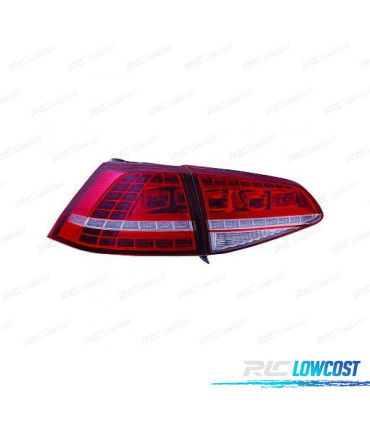 FEUX ARRIÈRE POUR VOLKSWAGEN VW GOLF VII LIMOUSINE 12-17