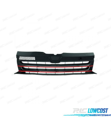 CALANDRE VOLKSWAGEN VW T5 MULTIVAN CARAVELLE 09-15 ROUGE