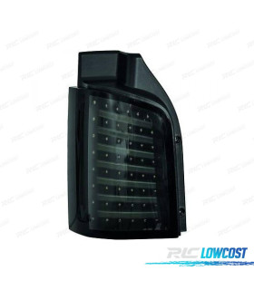 FEUX ARRIÈRE POUR VOLKSWAGEN VW T5 2P MULTIVAN CARAVELLE 10-15 LED NOIR