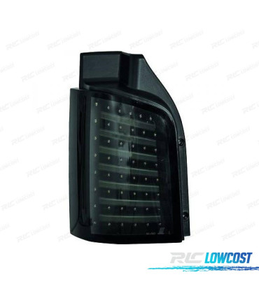 FEUX ARRIÈRE POUR VOLKSWAGEN VW T5 2P MULTIVAN CARAVELLE 10-15 LED NOIR