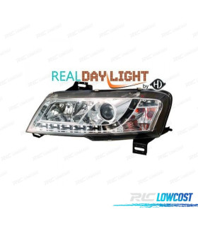 PHARES POUR FIAT STILO 01-08 FOND CHROMÉ