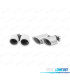 EMBOUT D'ÉCHAPPEMENT PORSCHE MACAN 13-16 LOOK TURBO