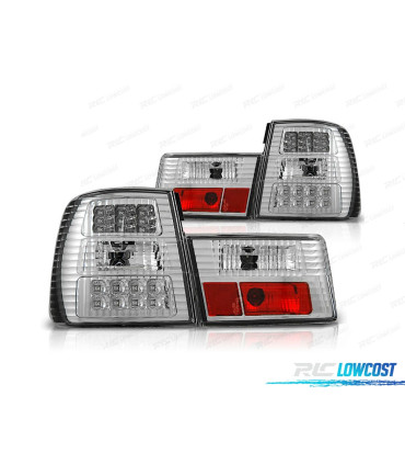 FEUX ARRIÈRE POUR BMW E34 88-95 LED CHROMÉ