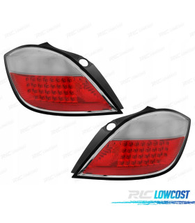 FEUX ARRIÈRE POUR OPEL ASTRA H 04-09 5P LED ROUGE BLANC