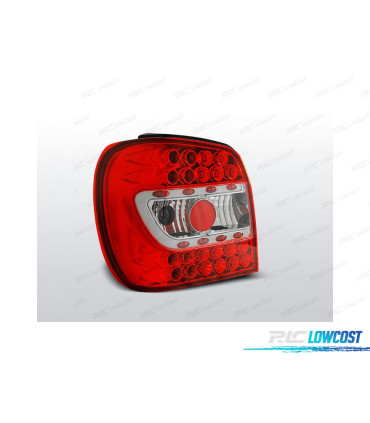 FEUX ARRIÈRE POUR VOLKSWAGEN VW POLO 6N 94-99 LED ROUGE BLANC