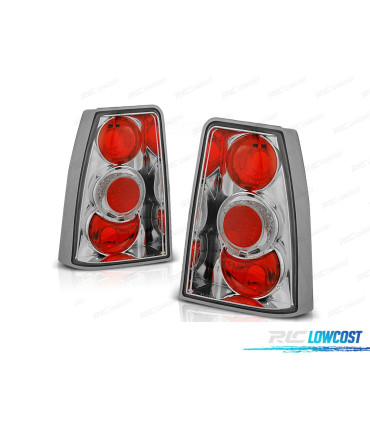 FEUX ARRIÈRE POUR OPEL KADETT E 84-91 STYLE LEXUS CHROMÉ