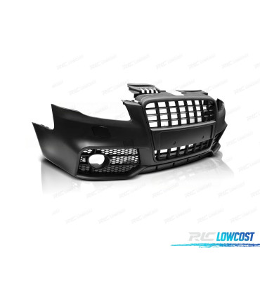 PARE-CHOCS AVANT AUDI A4 B7 04-08 LOOK S LINE NOIR SRA